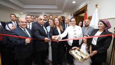 المستشارة أمل عمار تشارك في افتتاح غرفتين مخصصتين للمرأة بمقر محكمة القاهرة الجديدة