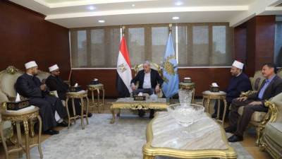 أمين "البحوث الإسلامية" يلتقي محافظ الغربيَّة لبحث سُبل التعاون في تعزيز الوعي الدِّيني والفكري