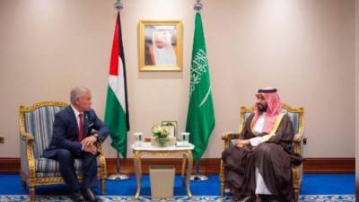 ولي العهد السعودي يبحث مع عاهل الأردن والرئيس التركي مستجدات الأوضاع بالمنطقة