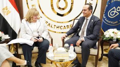 رئيس الرعاية الصحية يبحث التعاون في التطبيب عن بعد مع نائب وزير صحة روسيا