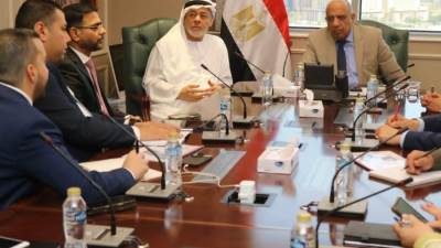 وزير الكهرباء يبحث مع شركة "إيميا باور" الإماراتية التوسع في إقامة المحطات المستقلة لتخزين الطاقة