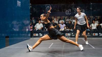 هانيا الحمامي تتوج بالبطولة المصرية للإسكواش