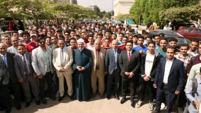 جامعة الأزهر تنظم احتفالية لاستقبال الطلاب الجدد