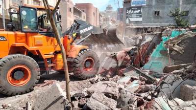 تنفيذ 11 قرار إزالة ضمن الموجة الـ27 بكفر الشيخ