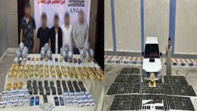 ضبط عناصر بؤر إجرامية لتجارة المخدرات والأسلحة النارية بنطاق عدة محافظات