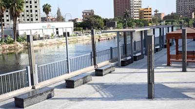 رئيس الوزراء يتفقد أعمال تطوير وتجميل كورنيش مدينة شبين الكوم القديم 