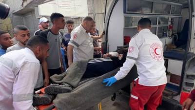 استشهاد 5 فلسطينيين غالبيتهم من الأطفال في قصف إسرائيلي لخيام النازحين بميناء غزة