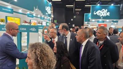  رئيس سلامة الغذاء في افتتاح الجناح المصري بمعرض “أنوجا” الدولي بألمانيا