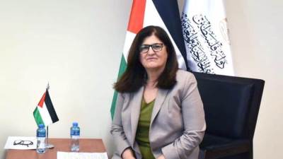 وزيرة الخارجية الفلسطينية تؤكد أهمية ربط خطة ترامب للسلام بمرجعيات القانون الدولي