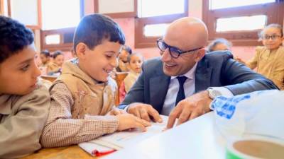 وزير التربية والتعليم يفاجئ 6 مدارس بالفيوم 