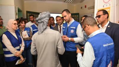 نائب وزير الصحة يتفقد مستشفى ووحدة طب أسرة بئر العبد بشمال سيناء