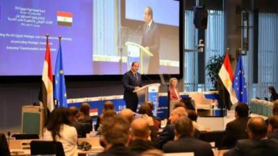 الاتحاد الأوروبي ومصر يؤكدان مواصلة تعزيز بيئة التجارة والاستثمار بمصر.. والالتزام بحل الدولتين