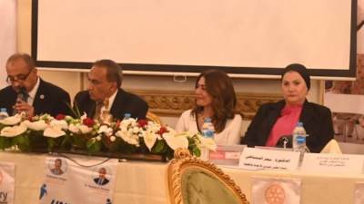 "رئيسة الطفولة والأمومة" في تكريم فريق كرة السلة للكراسي المتحركة حاصد الميدالية البرونزية ببطولة أفريقيا