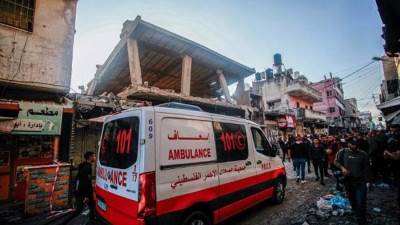 الهلال الأحمر الفلسطيني: الغارات الإسرائيلية تعرقل في الأساس جهود الإغاثة الطبية