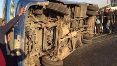 عاجل.. الصحة: إصابة 25 مواطنًا إثر انقلاب ميني باص تابع لوزارة الشباب