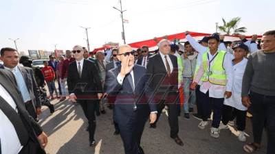  استقبال حافل من أهالي البرلس لمحافظ كفر الشيخ في الذكرى الـ69 لمعركة البرلس