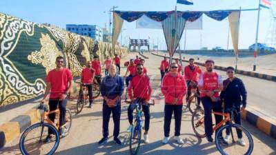 شباب كفر الشيخ تشارك الاحتفال بالعيد القومي للمحافظة 