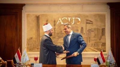 وزير الأوقاف ورئيس "العاصمة الإدارية" يوقعان بروتوكول تعاون لإدارة وتشغيل مسجد مصر والمركز الثقافي الإسلامي