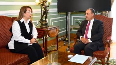 وزير الخارجية يستقبل المديرة التنفيذية لمكتب الأمم المتحدة المعني بالمخدرات
