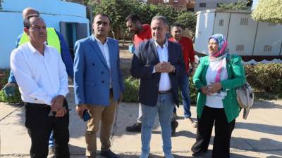 بالصور.. رئيس مياه الغربية يراجع مشروعات حيوية ومحطات استراتيجية بكفر الزيات