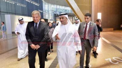 رئيس الأعلى للإعلام ووزير الإعلام البحريني في جولة بالأهرامات والمتحف المصري الكبير 