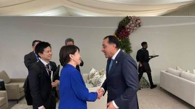 رئيس الوزراء يلتقى رئيسة وزراء اليابان