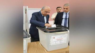 وزير الكهرباء يدلي بصوته في انتخابات مجلس النواب 2025 
