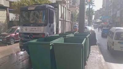 الإسكندرية: زيادة 279 سلة مخلفات جديدة بالميادين والشوارع الرئيسية بالأحياء