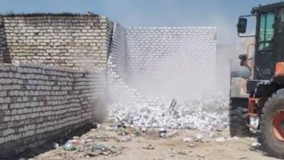 إزالة 1419حالة ضمن حملات الموجة 27 لإزالة التعديات ببني سويف 