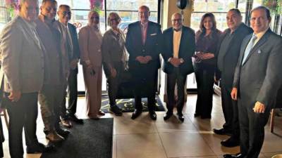 اتحاد المصريين في أمريكا يبحث مع السفير أبو العينين سبل توطيد التعاون