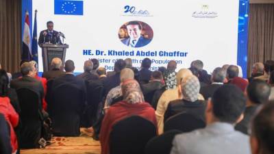  وزير الصحة يشارك في افتتاح أسبوع البحث والابتكار بين مصر والاتحاد الأوروبي