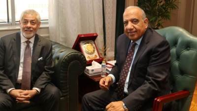 وزير الكهرباء يبحث مع شركة إماراتية زيادة التعاون في مجالات الطاقة المتجددة