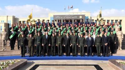 الأكاديمية العسكرية المصرية تنظم حفل انتهاء دورة تعايش طلبة جامعة القاهرة بالأكاديمية   