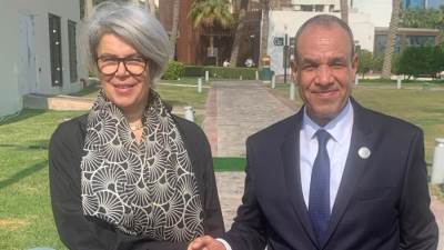 وزير الخارجية يلتقي مبعوثة الاتحاد الأوروبي للقرن الأفريقي