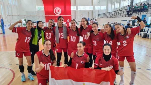 ناشئات مصر للطائرة يفتتحن مشوارهن في بطولة أفريقيا بفوز مستحق على مدغشقر