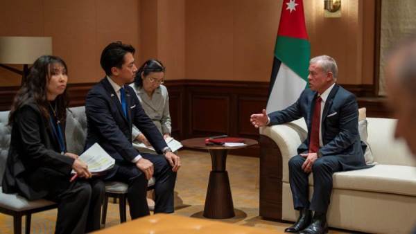عاهل الأردن يثمن دور اليابان في دعم جهود إنهاء الحرب في غزة وتعزيز الاستجابة الإنسانية