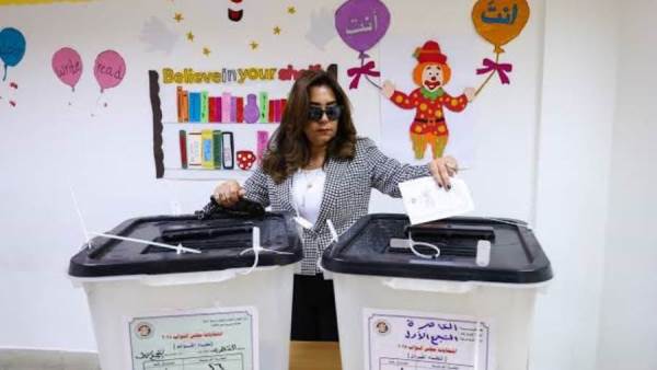 وزيرة التنمية والقائم بأعمال وزير البيئة تُدلي بصوتها في انتخابات النواب