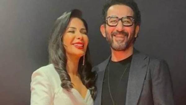 أحمد حلمي يدعم منى زكي في العرض الخاص لفيلم الست